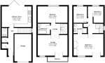 Floorplan of Mustoe Road, Frenchay, Bristol, BS16 2FZ